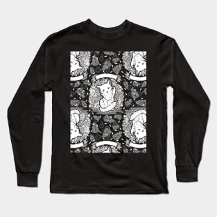 Kitty Final Boss Pattern Long Sleeve T-Shirt